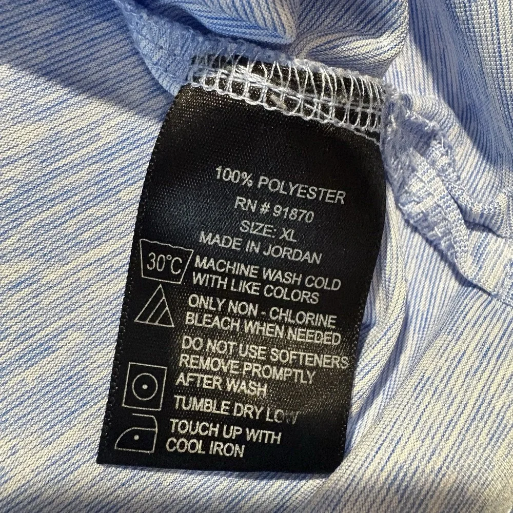 Bolle Golf Polo‎ Shirt Men's Size XL Light Blue Short Sleeve